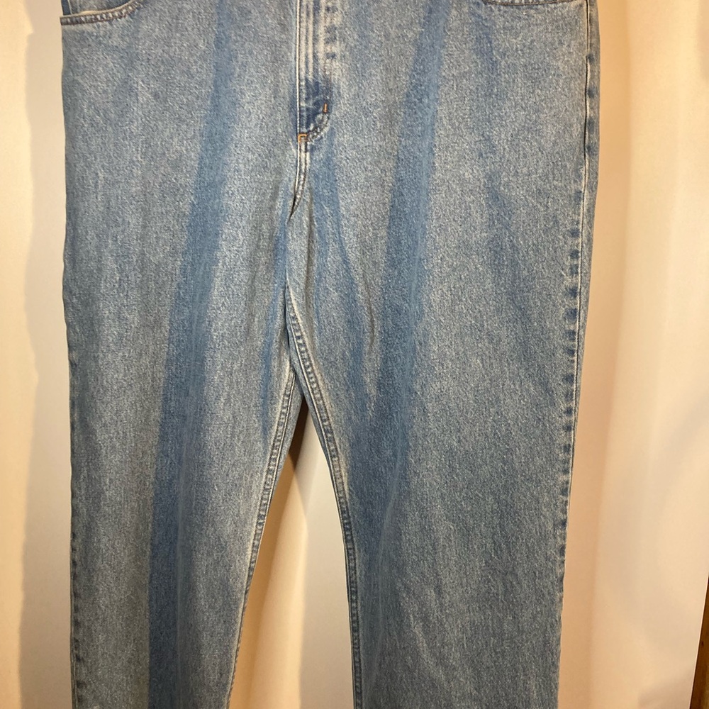 Men's Blue Jeans Classic LLBeans  Distressed Pants Size 42